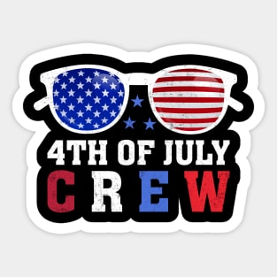 4th Of July Crew Sticker